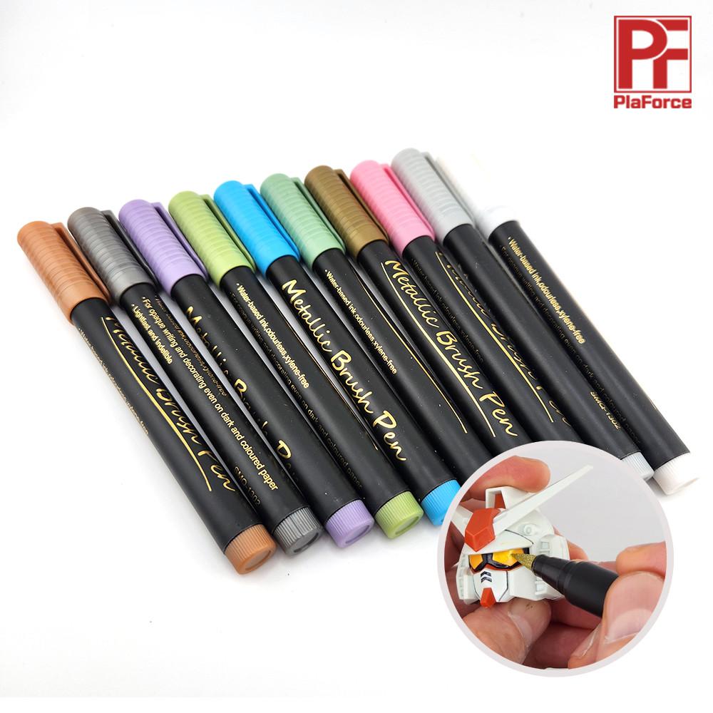 PF 메탈릭 마커펜 - 건담마커 펜 골드 크롬 블루 프라모델 모형 건프라 도색 도료