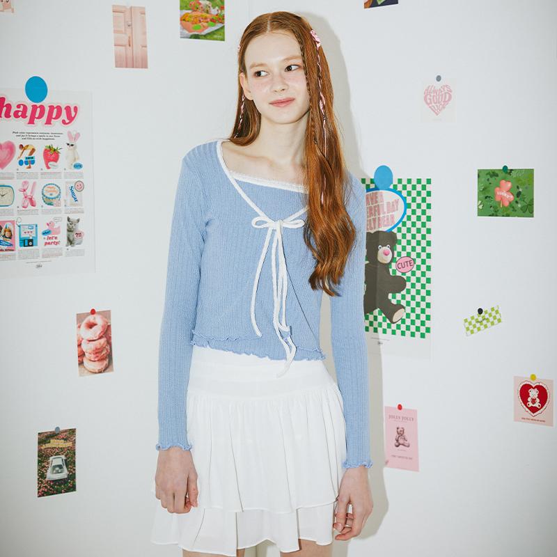 스위트숲 레이스 나시 카디건 세트(WA3TXJ1)