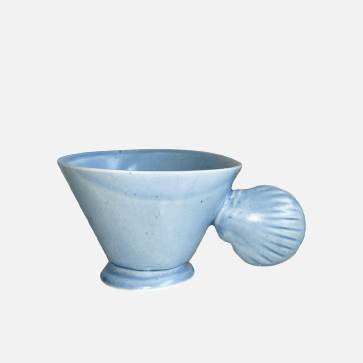Pale Blue Shell Cup