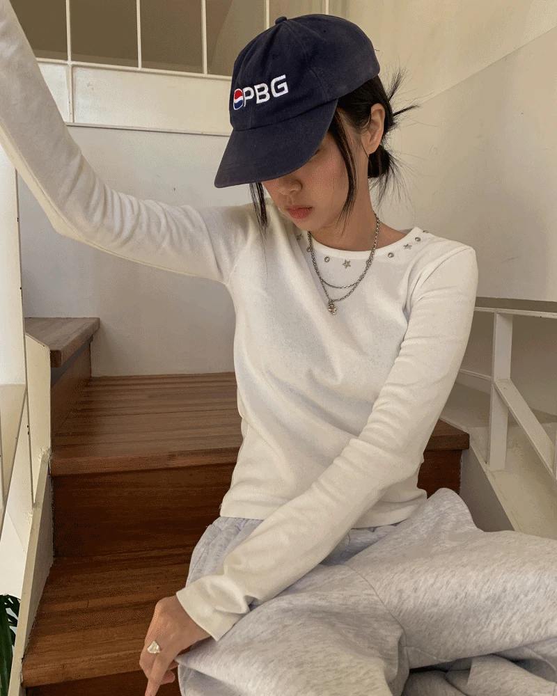 STAR STUD SLEEVE T