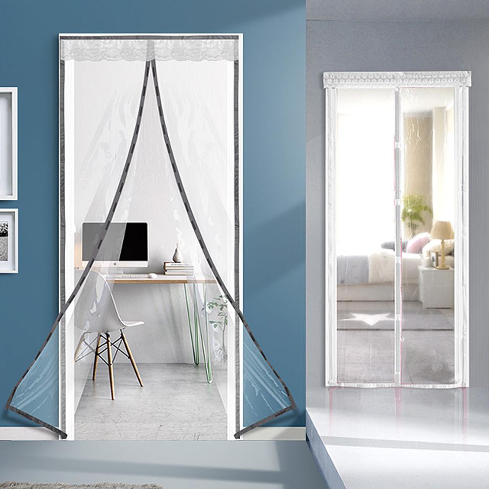 보급형자석방풍막 90x210 방풍비닐 현관문바람막이 현관 창문 커튼 방한 문 우풍