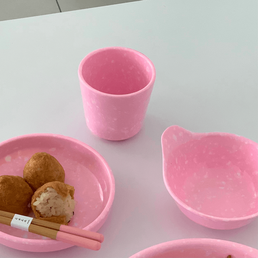 멜라민 레트로 떡볶이 분식그릇 (컵)
