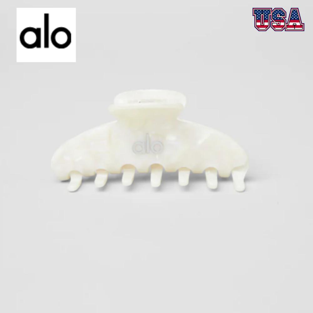 십오야 뉴욕뉴욕 alo 알로 요가 헤어 클립 집게핀 화이트