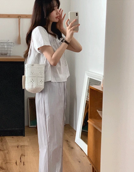 당일발송✨ Toast stripe blouse