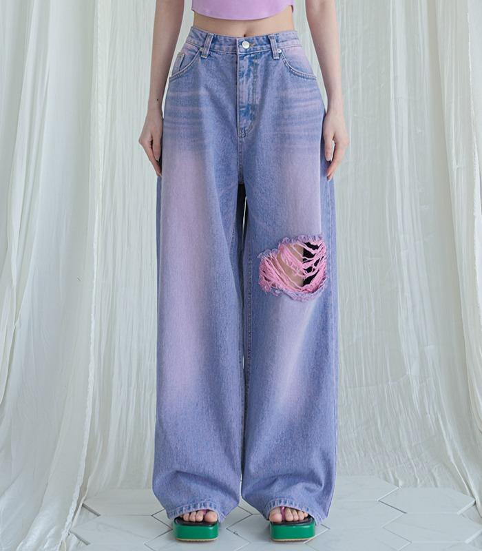 This is wide pants VINTAGE PINK