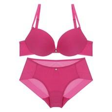 엘라운지 시그니처 볼륨업 왕뽕브라팬티세트