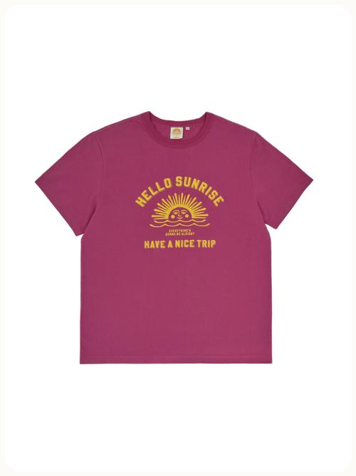 HS VTG Arch Logo Tee_Magenta Pink