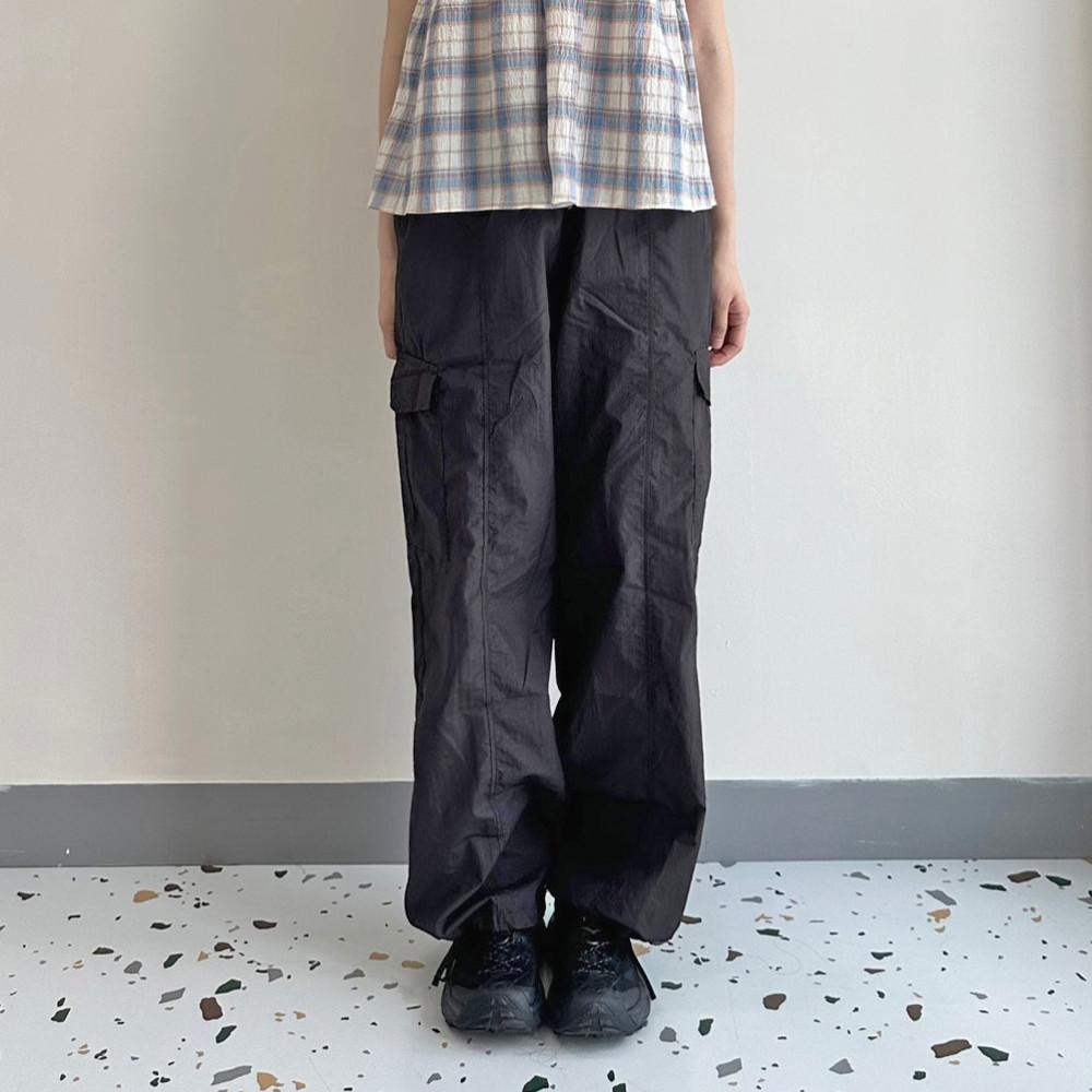 썸머나일론스트링카고팬츠 바스락밴딩경량팬츠 (6colors)