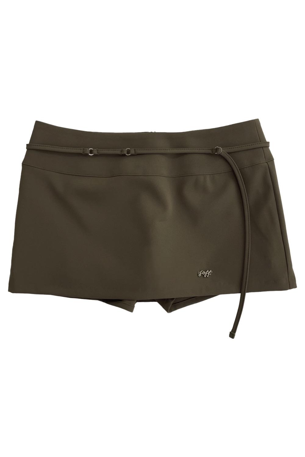 BASIC SKIRT PANTS_KHAKI