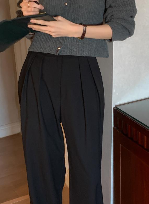 르벤 투 핀턱 비조 울 슬랙스(울4%)(텐셀4%)♥12/9 금요일 오전 11시까지 10% 할인적용:D