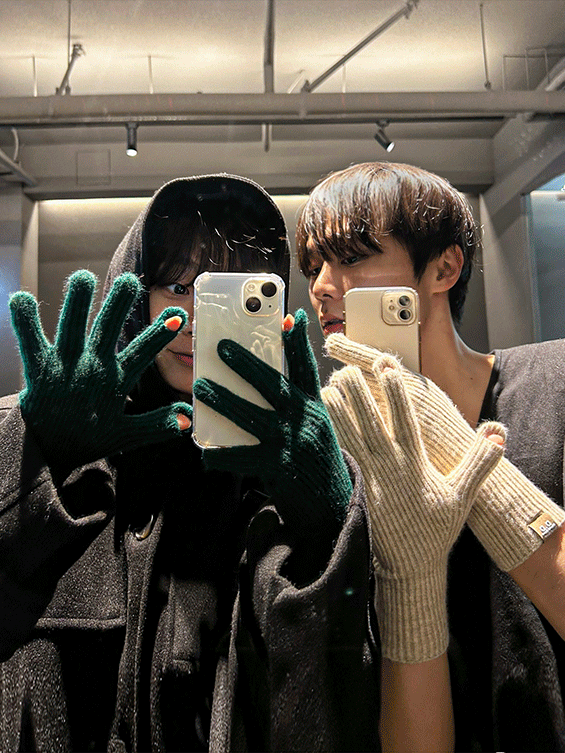 875 터치 Warm 울 장갑