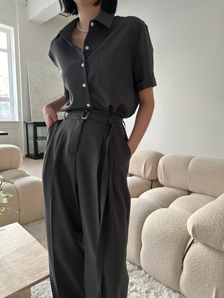 [세트가능] 코이티 롤업 반팔 셔츠