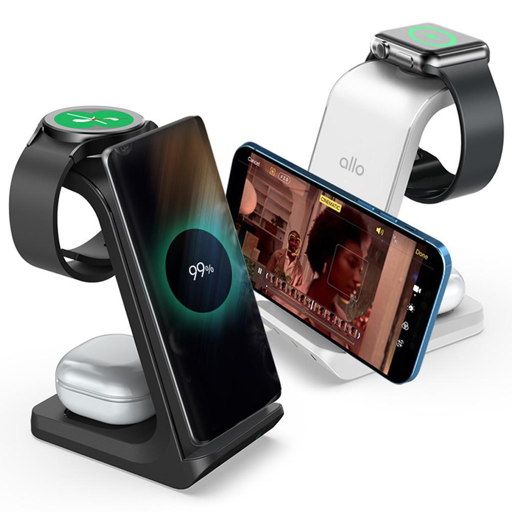 알로코리아 3in1 멀티 고속 무선충전기 UC320W 갤럭시 아이폰 호환