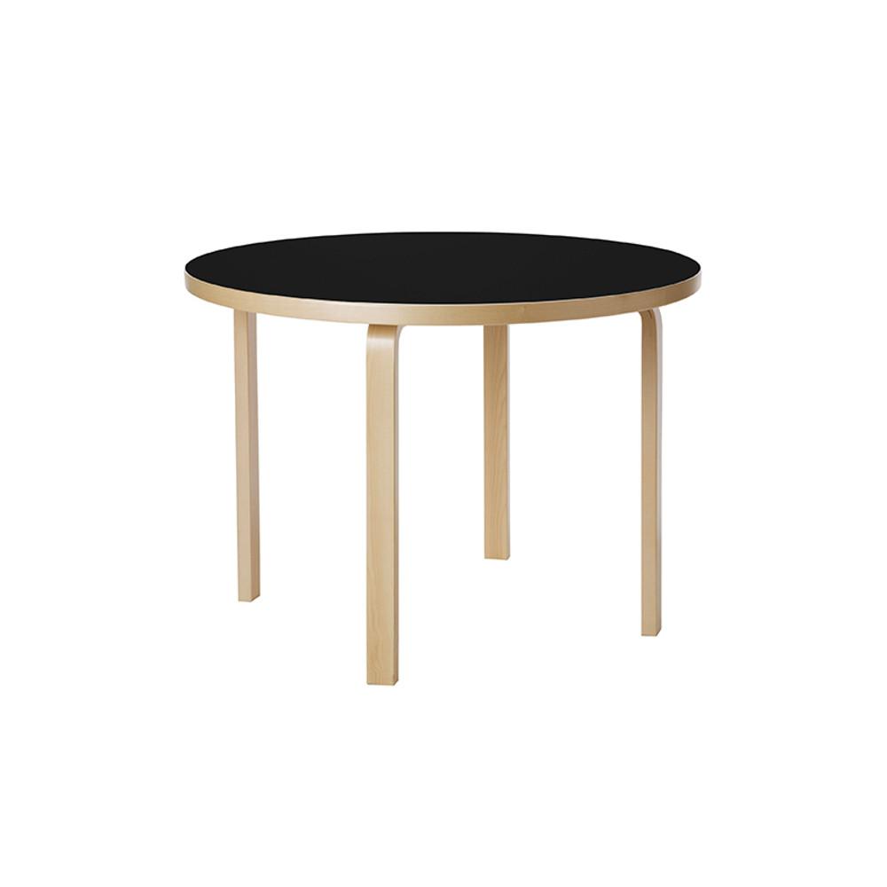 아르텍 알토 식탁 라운드 90 원형 라운드 원목 테이블 Artek Alvar Aalto 90 table