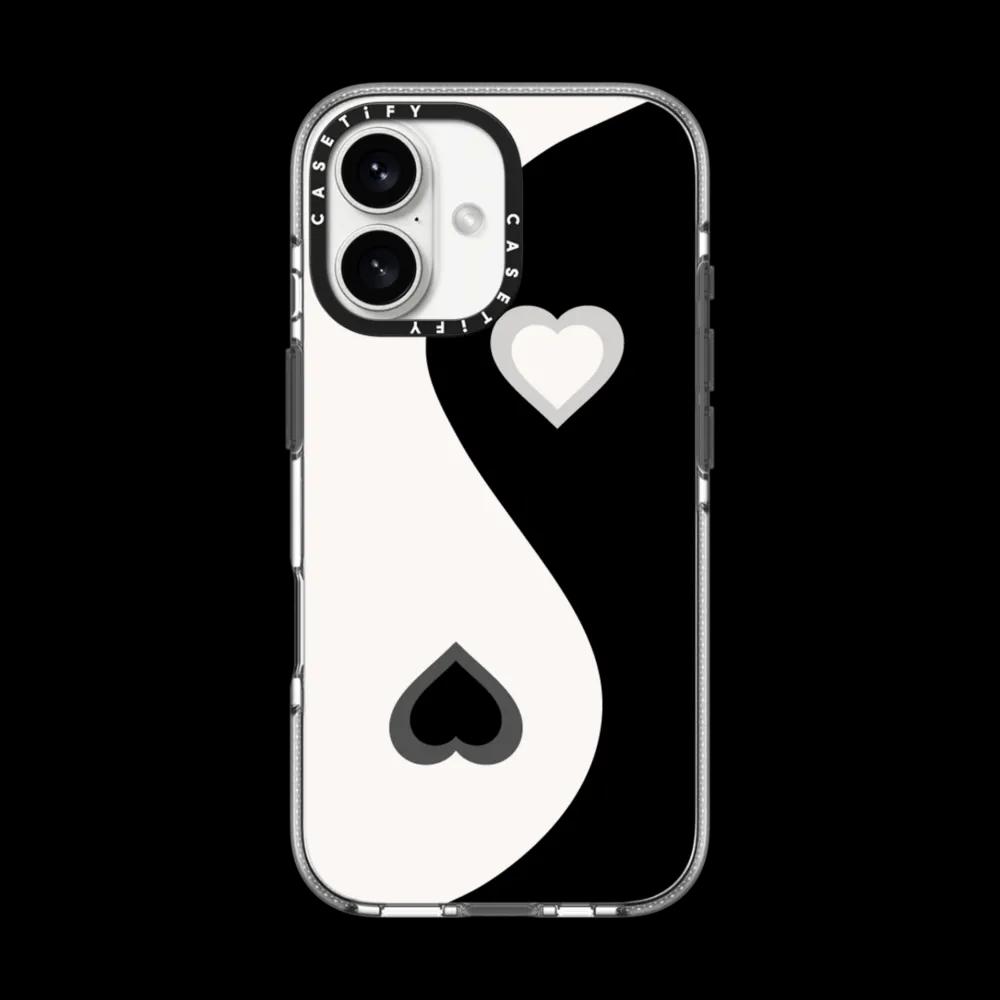 Heart Yin Yang - Black