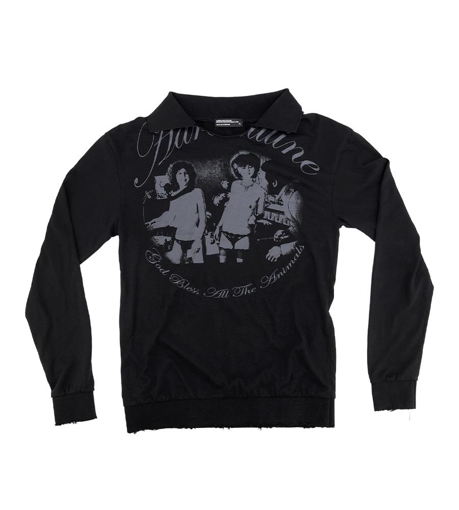 Adrenaline Washed Collar T-Shirt