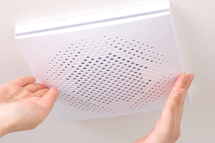 화장실 담배냄새차단 커버형 환풍기 댐퍼