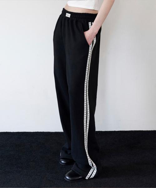 락케이크(ROCKCAKE)  Lace Line 2way Jogger - Black - 사이즈 & 후기 | 무신사