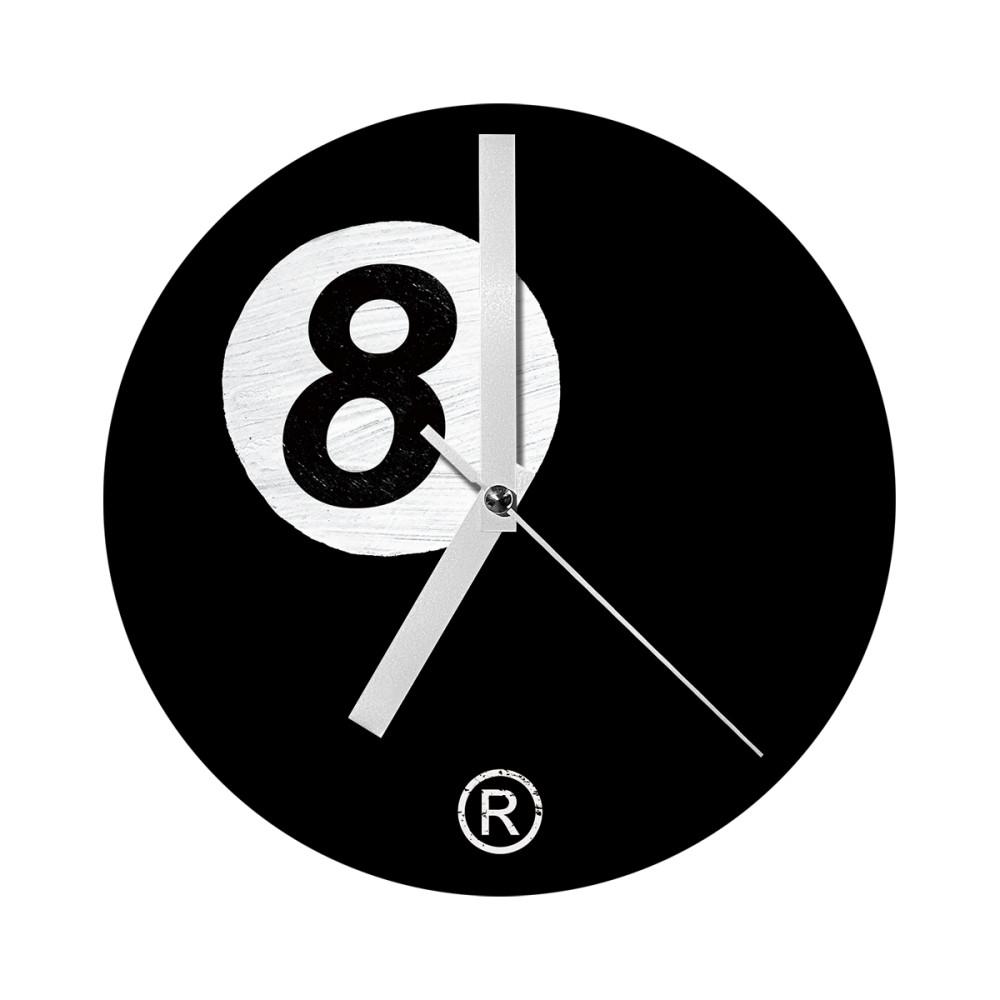 [ 시계 ] 8ball Series X Design wall clock 우니88 에잇볼 8볼 당구공 시계 카페 집들이 스트릿 무채색 유니크 무소음 벽시계 인테리어 방꾸미기 탁상시계