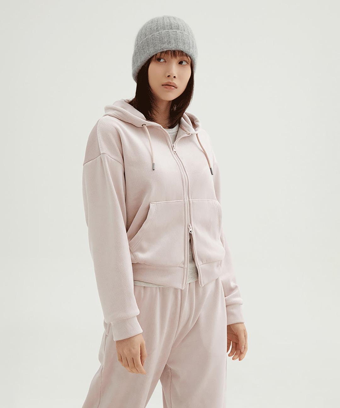 스파오 코듀로이 후드 집업_SPMZF4TG31