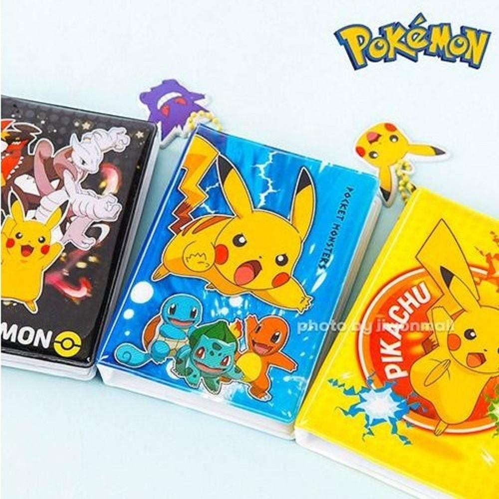 포켓몬 띠부씰 도감 디지몬 쿠키런 빵 짱구 띠뿌띠뿌씰 2세대 띠부실 휴대용 미니 바인더