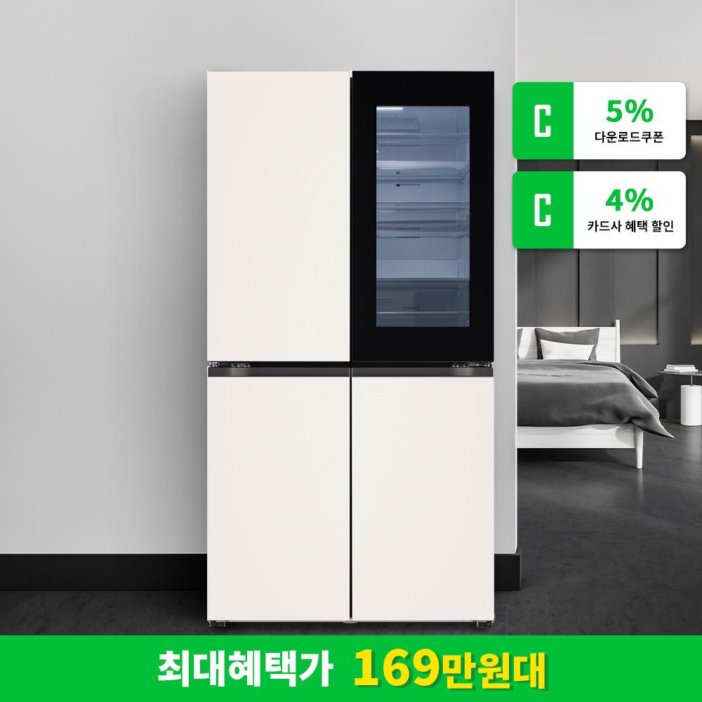 LG 디오스 노크온 오브제컬렉션 T873MEE312 870L