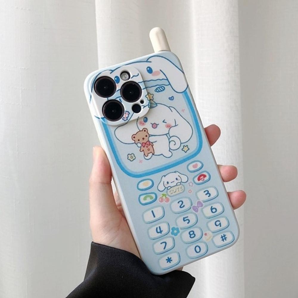 갤럭시 S23 울트라 시나모롤 산리오 안테나 전화기 키즈폰 케이스