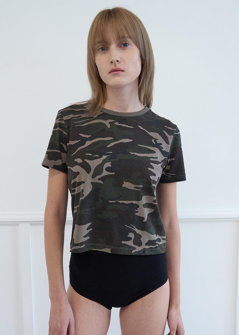 camouflage short-sleeved t-shirt_khaki