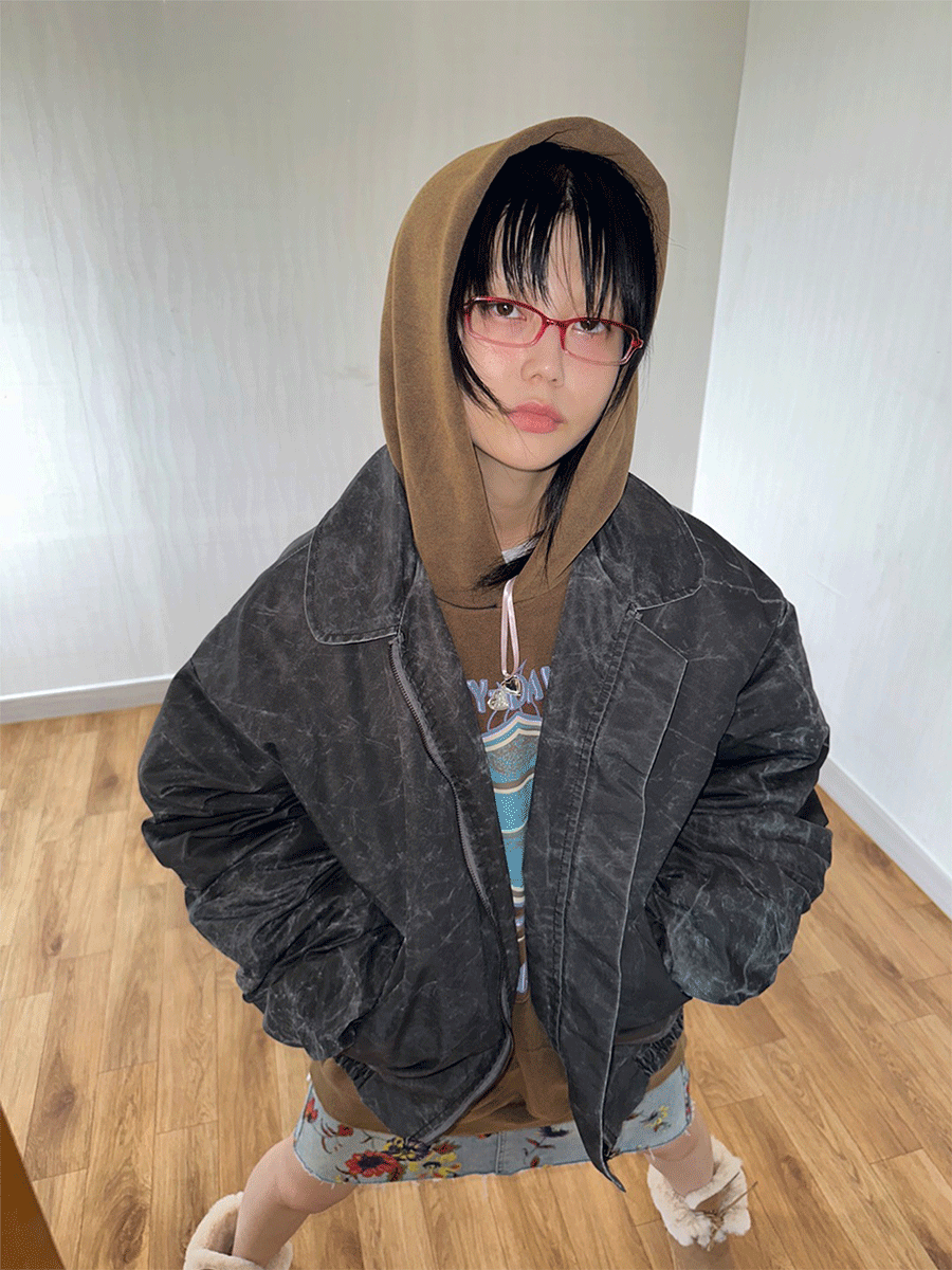 사토미라디오 Washed crack jumper