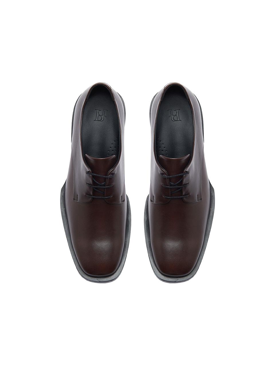Prt Semi Square Derby Italy Cowhide (Brown)