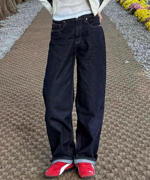 노멀 우먼 와이드 데님 팬츠 6 Color [ULZD_1001]