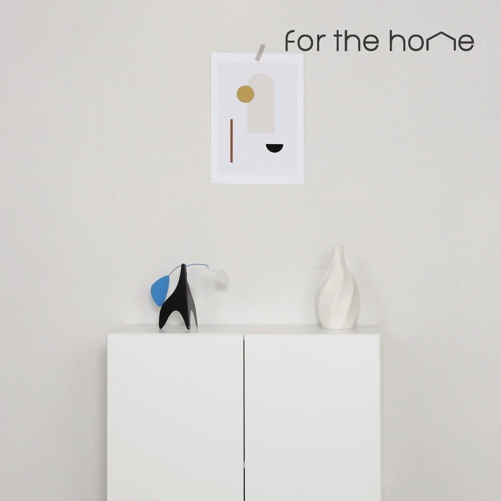 포더홈 플레인 E0등급 1단 800 낮은 수납장 (2도어)