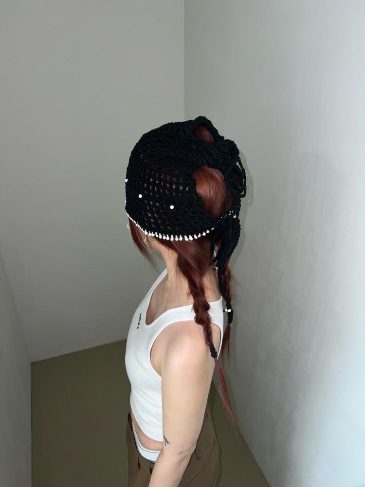 핸드메이드 니트 헤어커치프