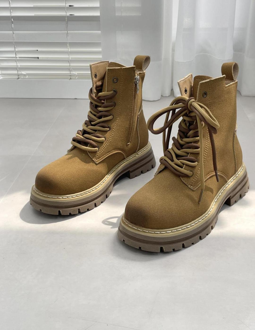 치크 ✨주문폭주✨4/8일재입고✨밀리터리룩 힙스터 필수템 사막화 데일리 리얼 소가죽 워커