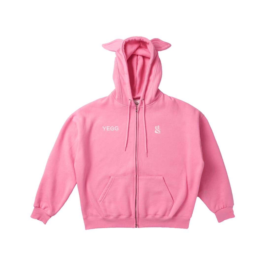Yegg Wing Hoodie Pink
