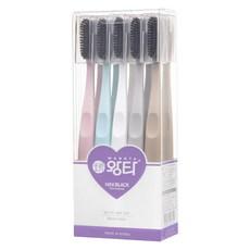 왕타 미니 통칫솔 블랙 10p세트  10개, 1개