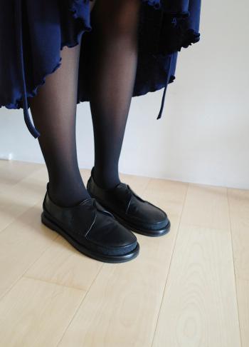 round panel loafer