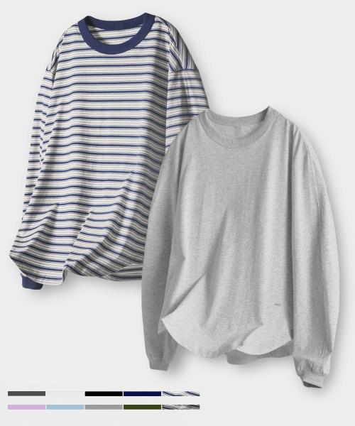 라퍼지스토어(LAFUDGESTORE)  [2PACK][여름 Ver.]시티 빅오버 크루즈 티셔츠_10Color - 사이즈 & 후기 | 무신사