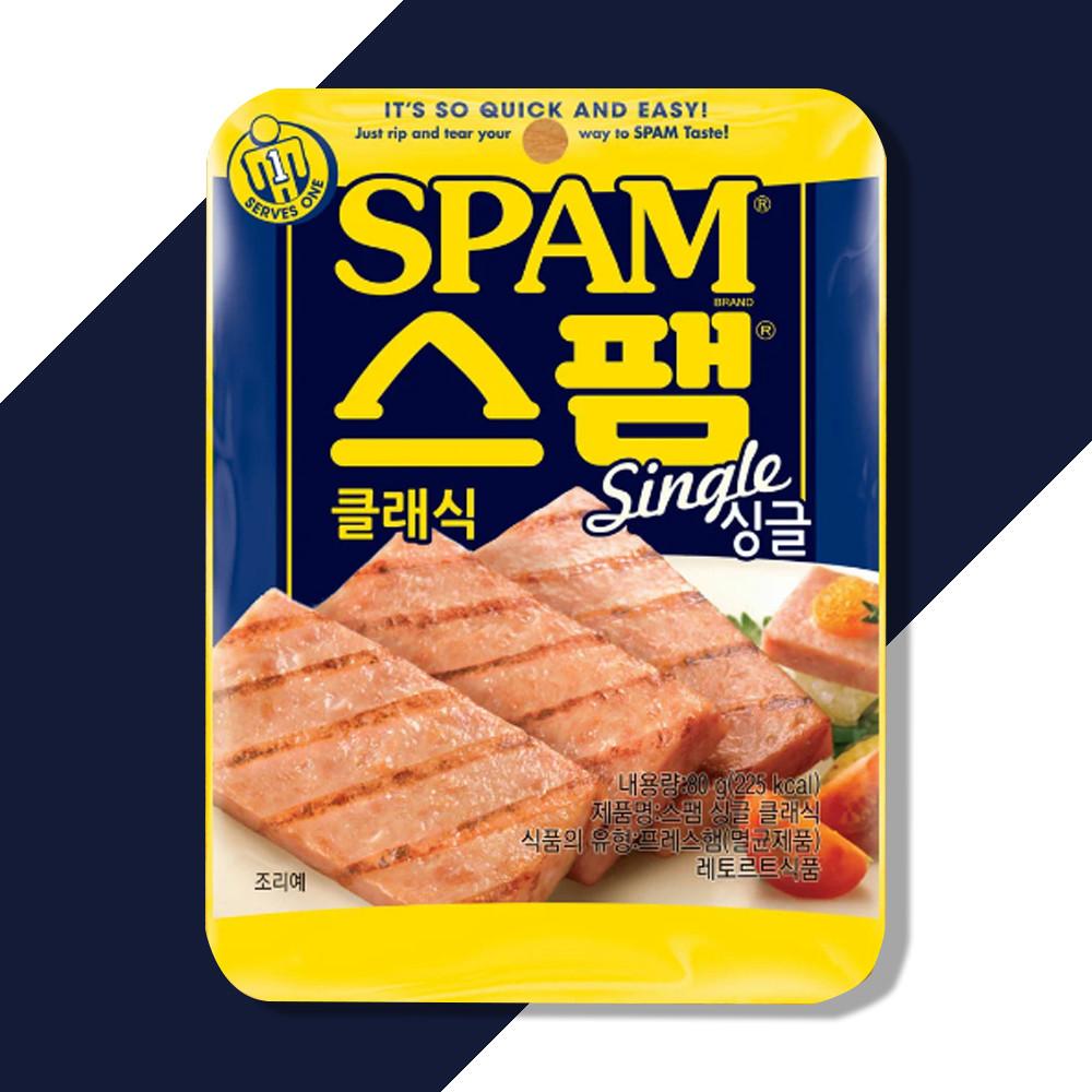 CJ제일제당 스팸 싱글 클래식 80g [원산지:상세설명에 표시]