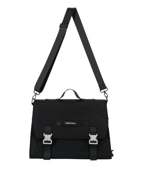 윌리암스 버클 메신저백(블랙)