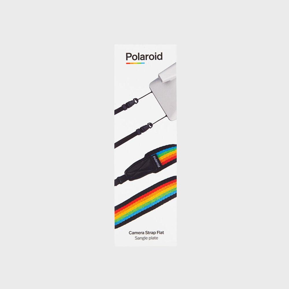 Polaroid 플랫 스트랩 - 레인보우블랙