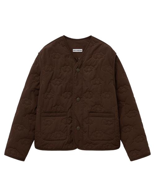 BLOSSOM QUILTING JACKET brown