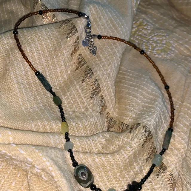 [주문대폭주] iwa stone necklace 빈티지목걸이 여름목걸이 추천 빠른출고