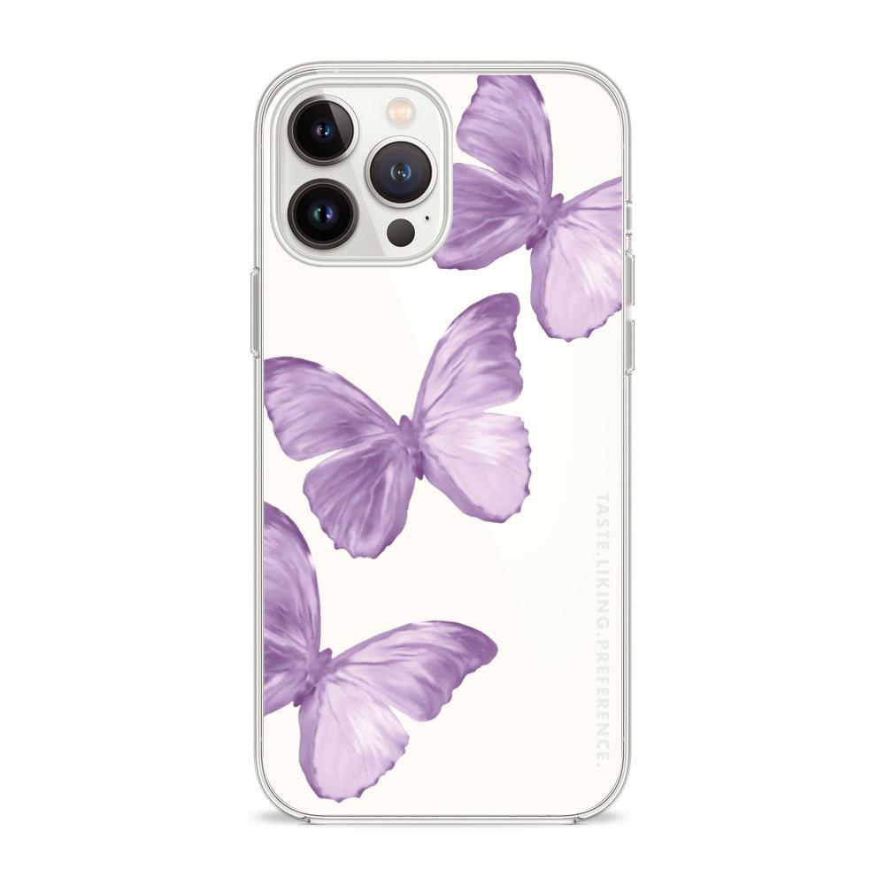 TLP product 나비 라벤더 젤하드 케이스 아이폰 13 프로 맥스