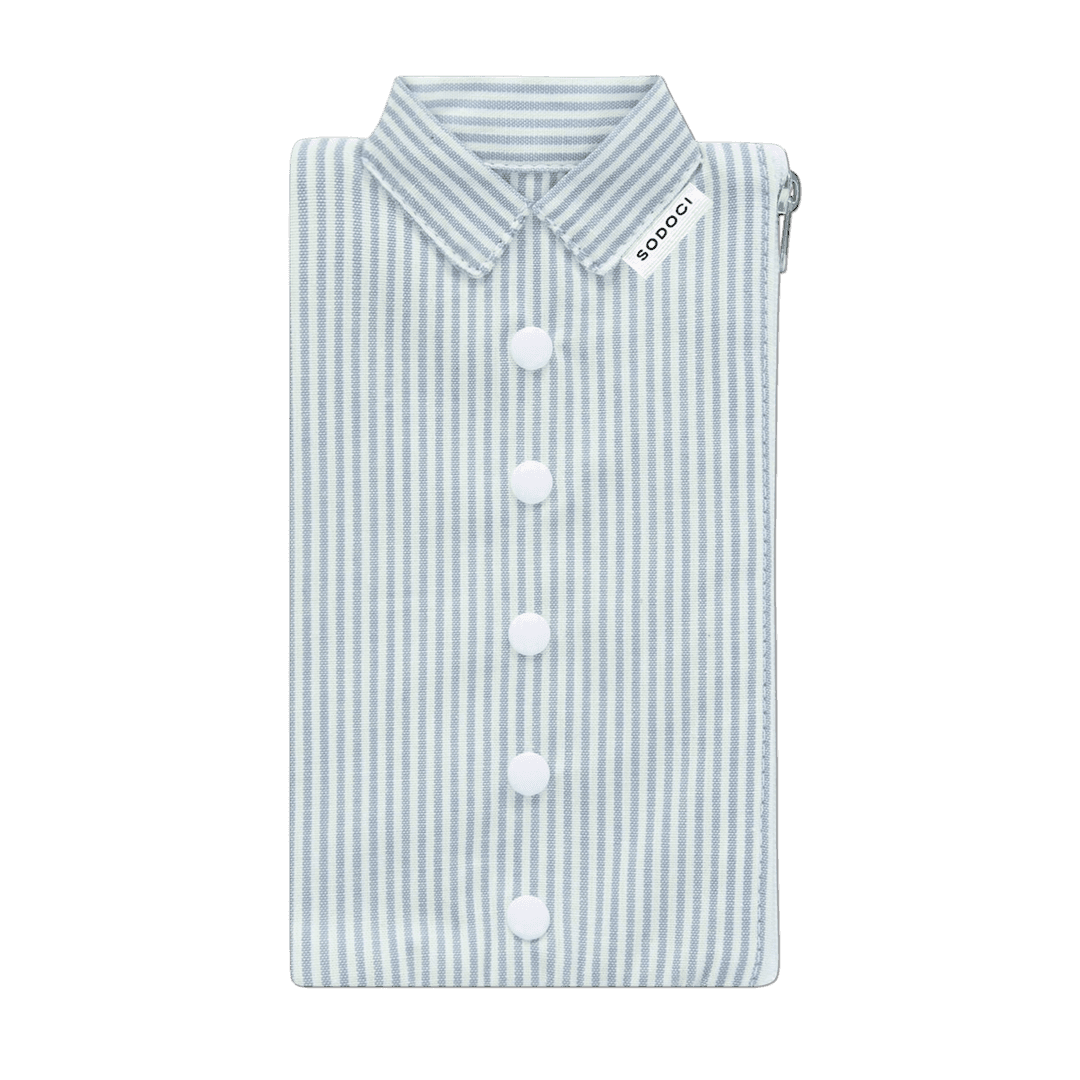 BLUE STRIPE SHIRTS POUCH M