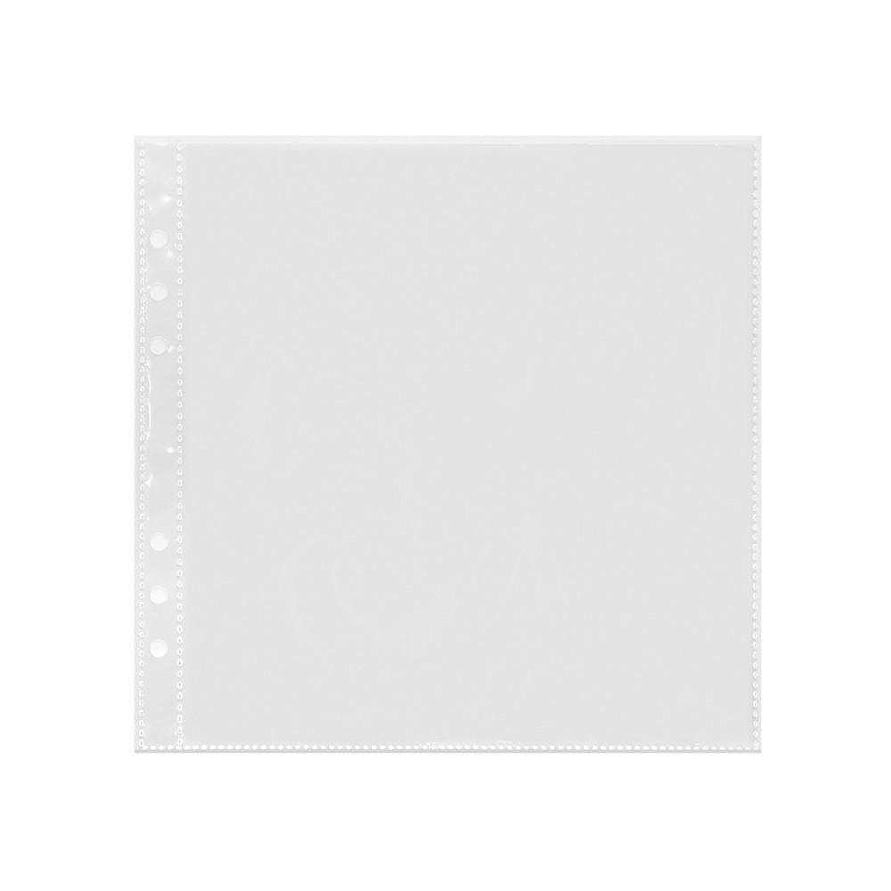 [A5와이드] 스퀘어 클리어 파일 보관 속지 (양면) 1포켓