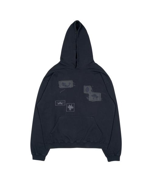 TCM fossil hoodie (navy)