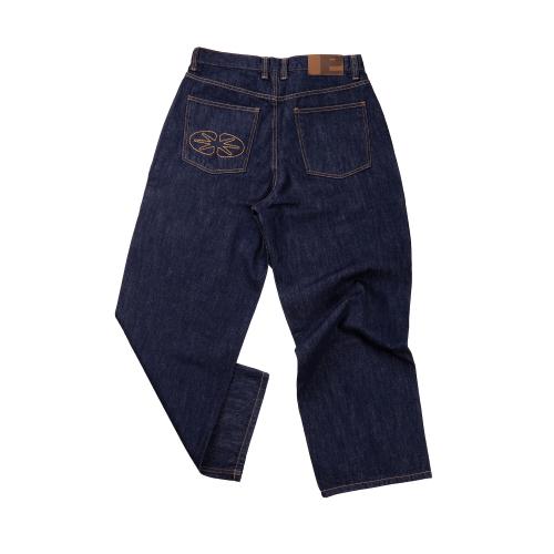 Essential Relaxed Raw Denim Pants (Indigo)