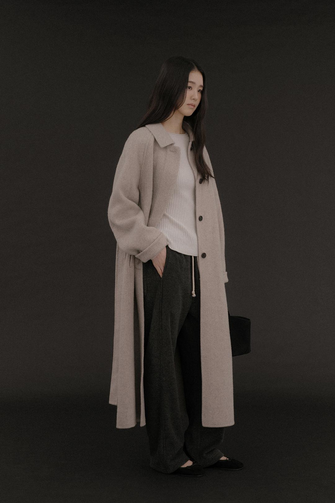 Della Coat_Oat Brown