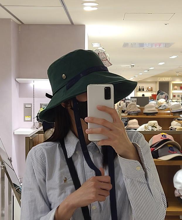 일본 랑방 컬렉션 스트랩 버킷햇 모자 (6컬러택1)